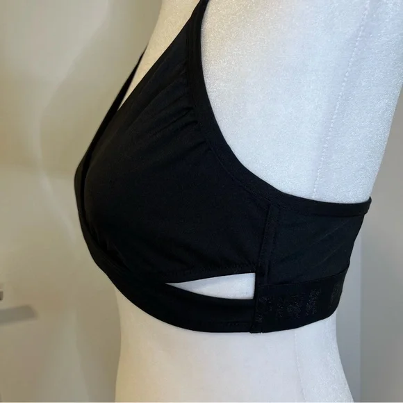 VICTORIAS SECRET PINK Black Wrap Bralette - FREE SHIPPING on Bundles $85+ - Picture 5 of 14